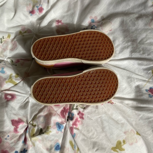 2 pairs of shoes! Pink bow TOMS. Vans. Toddler 8 - Picture 8 of 8